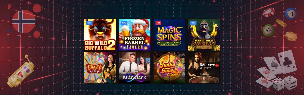 Hugo casino spillutvalg
