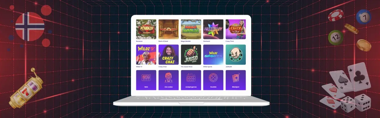 Spillutvalg pa wildz casino