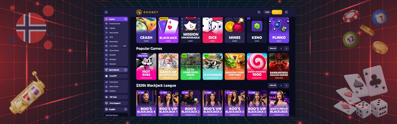 Omsetningskrav hos roobet casino