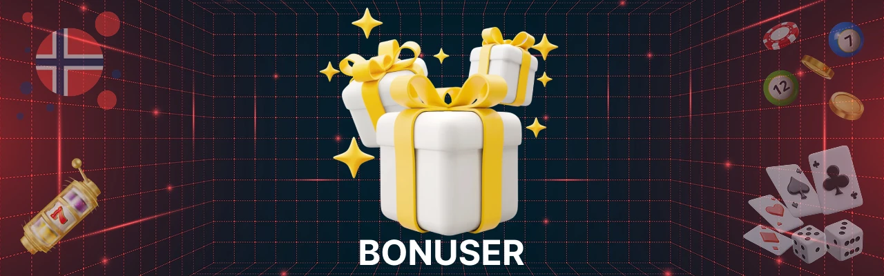 Bonuser hos casino uten registrering