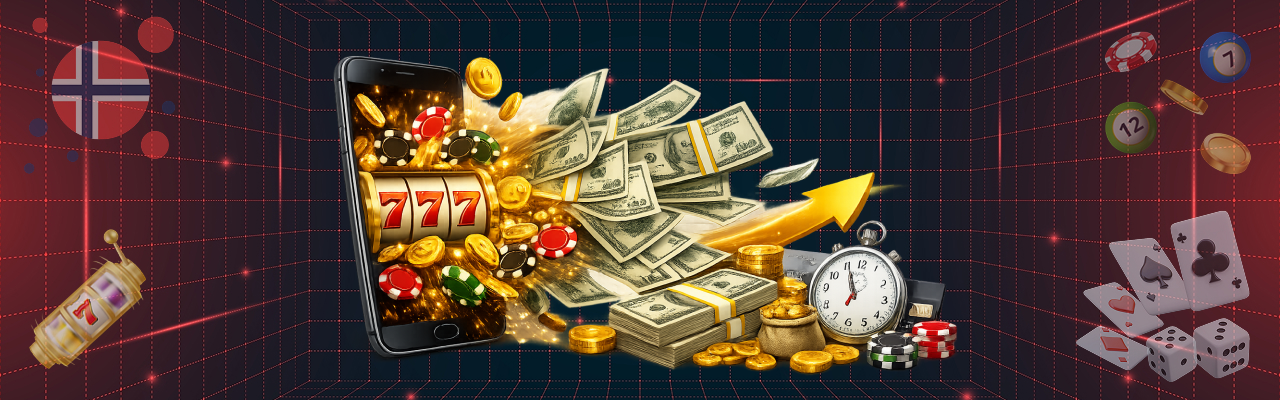 Casino med raske uttak i norge